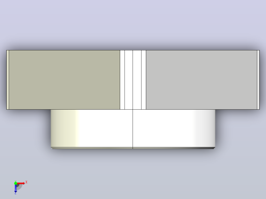 带扣环双轴承短型方型带座轴承[BHESB6004ZZ-NAZ]俯视缩略图