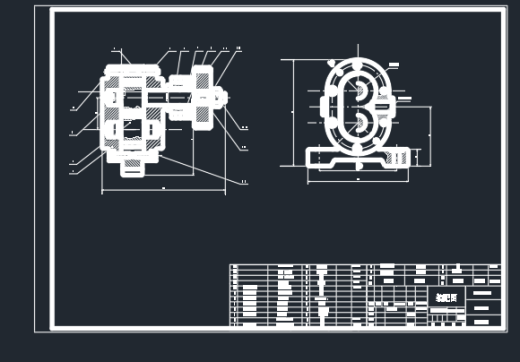 齿轮油泵全套cad缩略图