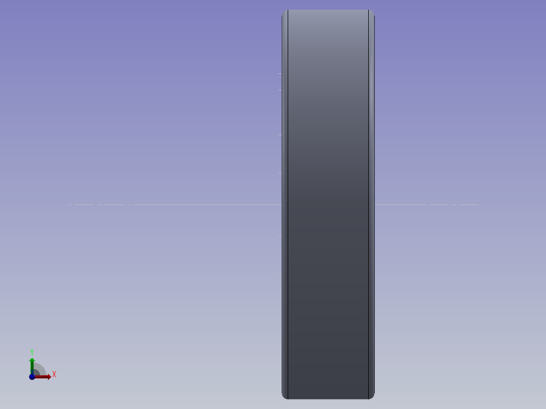 简易滚珠轴承前视图