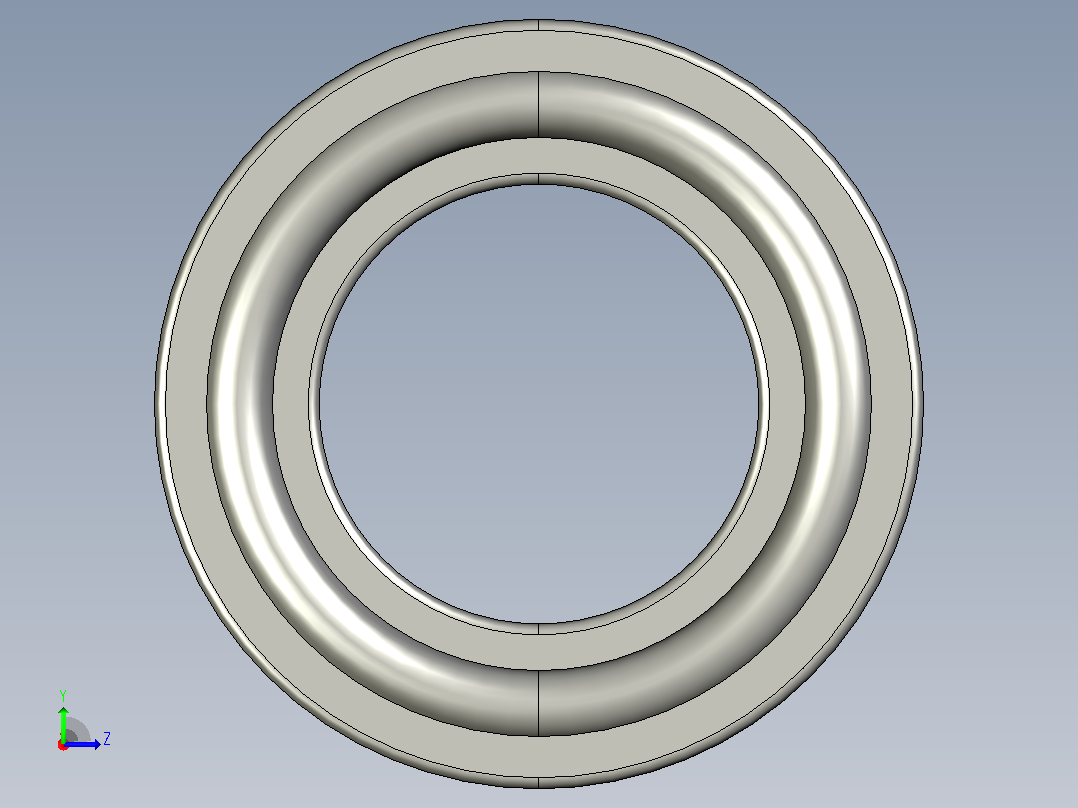 SKF自调心球轴承ball_bearing_1216_k_0左视图
