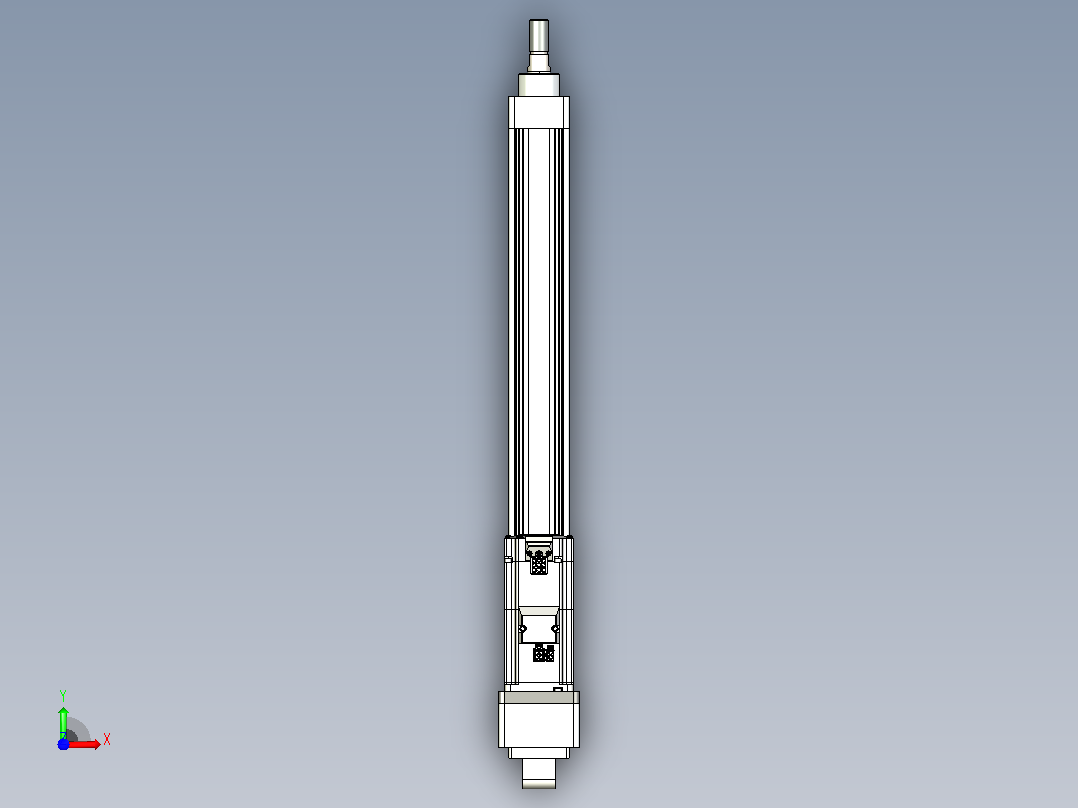 轻载电动缸TPA-ESR40-1210C-L350-MR-CA-W-P40-C3前视图
