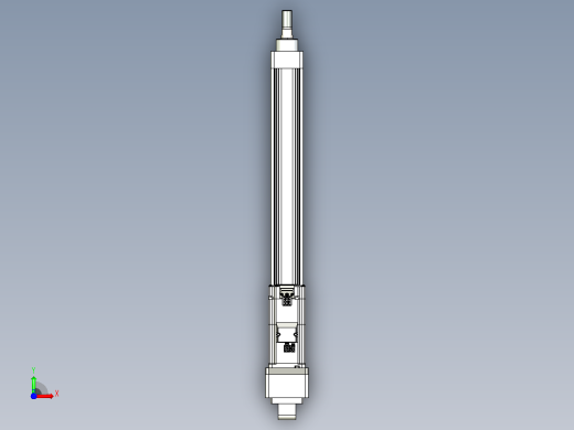 轻载电动缸TPA-ESR40-1210C-L350-MR-CA-W-P40-C3前视缩略图