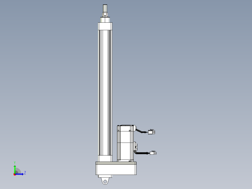 轻载电动缸TPA-ESR40-1210C-L350-MR-CA-W-P40-C3左视缩略图