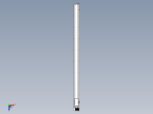 SCM14-2450-LU滚珠花健、支撑座、滚珠丝杠、交叉导轨、直线模组俯视缩略图