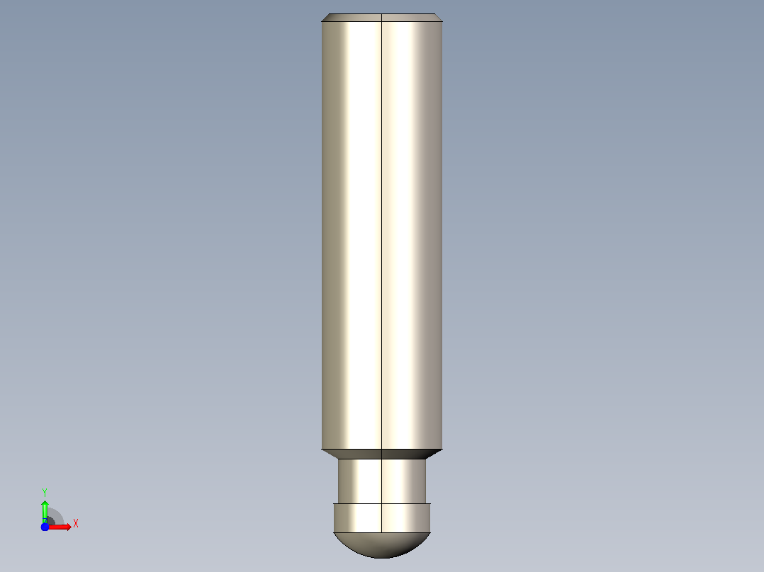平头螺钉-具有所有配置的Solidworks模型前视图