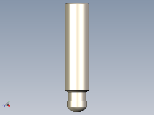 平头螺钉-具有所有配置的Solidworks模型右视缩略图