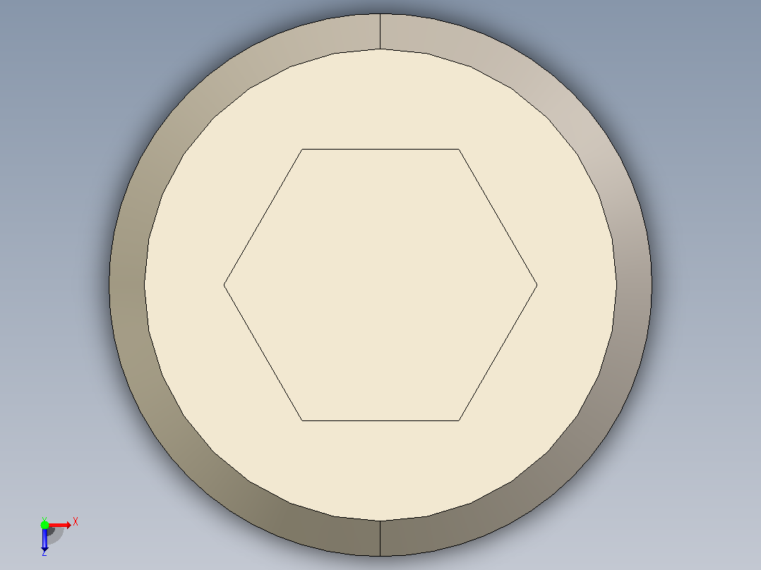 平头螺钉-具有所有配置的Solidworks模型俯视图