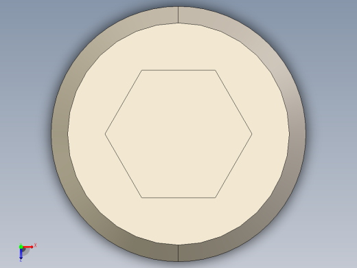 平头螺钉-具有所有配置的Solidworks模型俯视缩略图