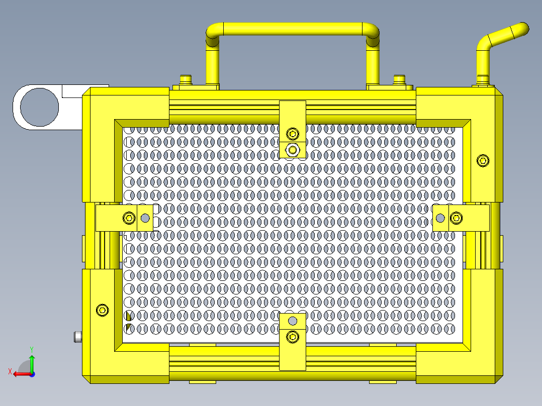 工件储料器＆传送装置后视图