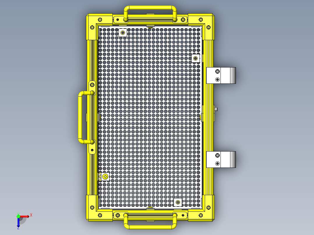 工件储料器＆传送装置俯视图