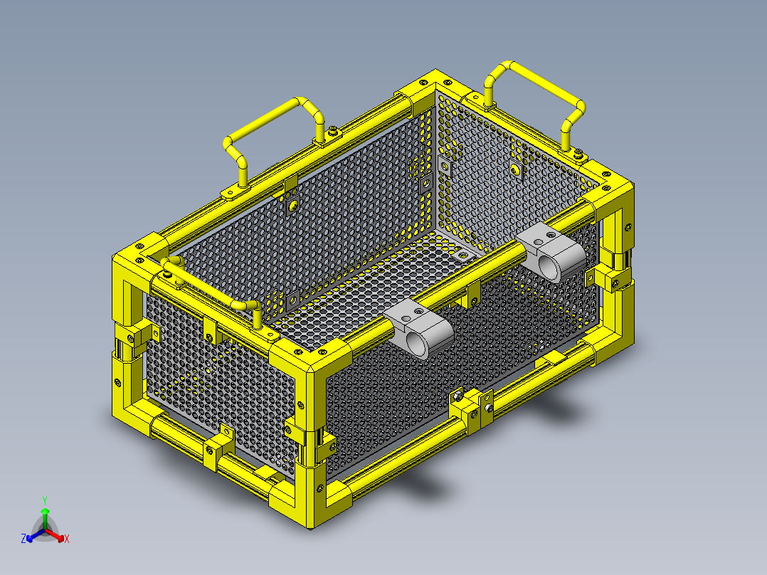 工件储料器＆传送装置正等轴测图
