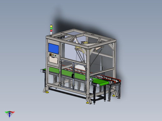 蜘蛛分拣机器人工作站sw18可编辑