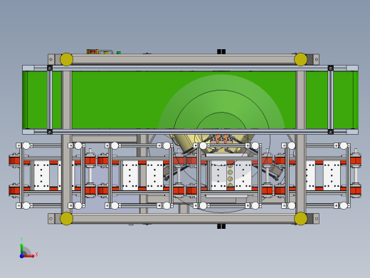 蜘蛛分拣机器人工作站sw18可编辑前视缩略图
