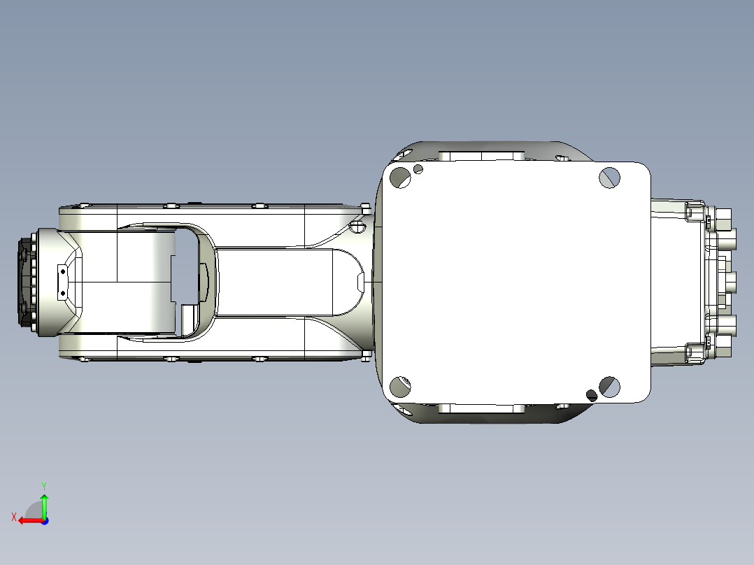 工业机械手ABB CRB1100(step)后视图