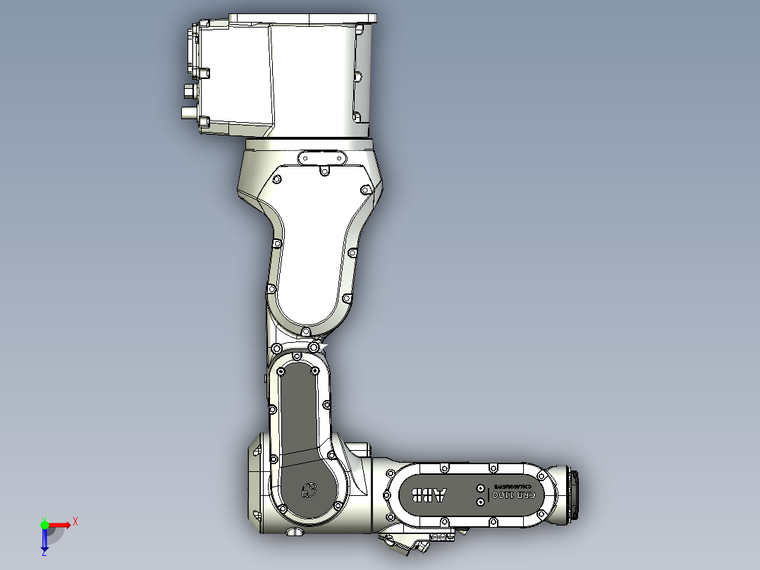 工业机械手ABB CRB1100(step)俯视图