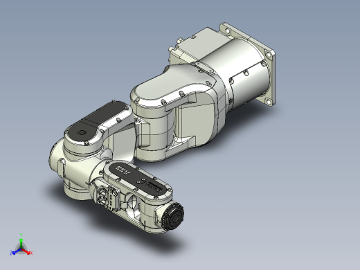工业机械手ABB CRB1100(step)正等轴测缩略图