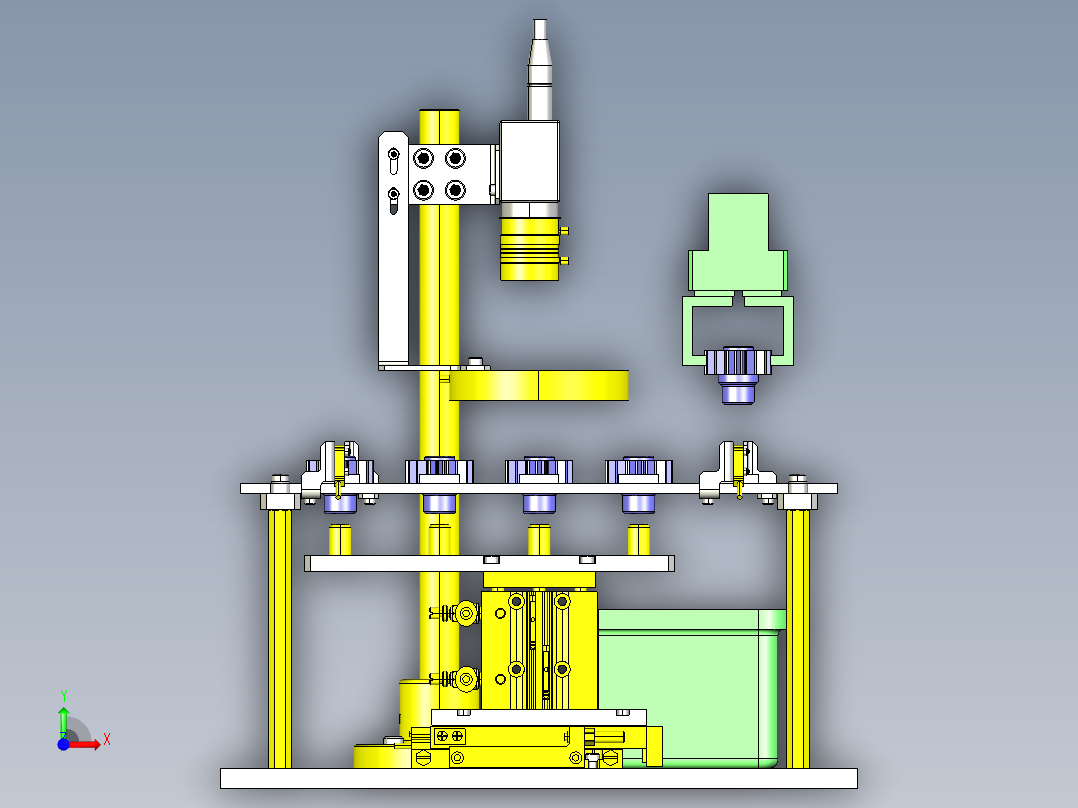 机构学习前视图
