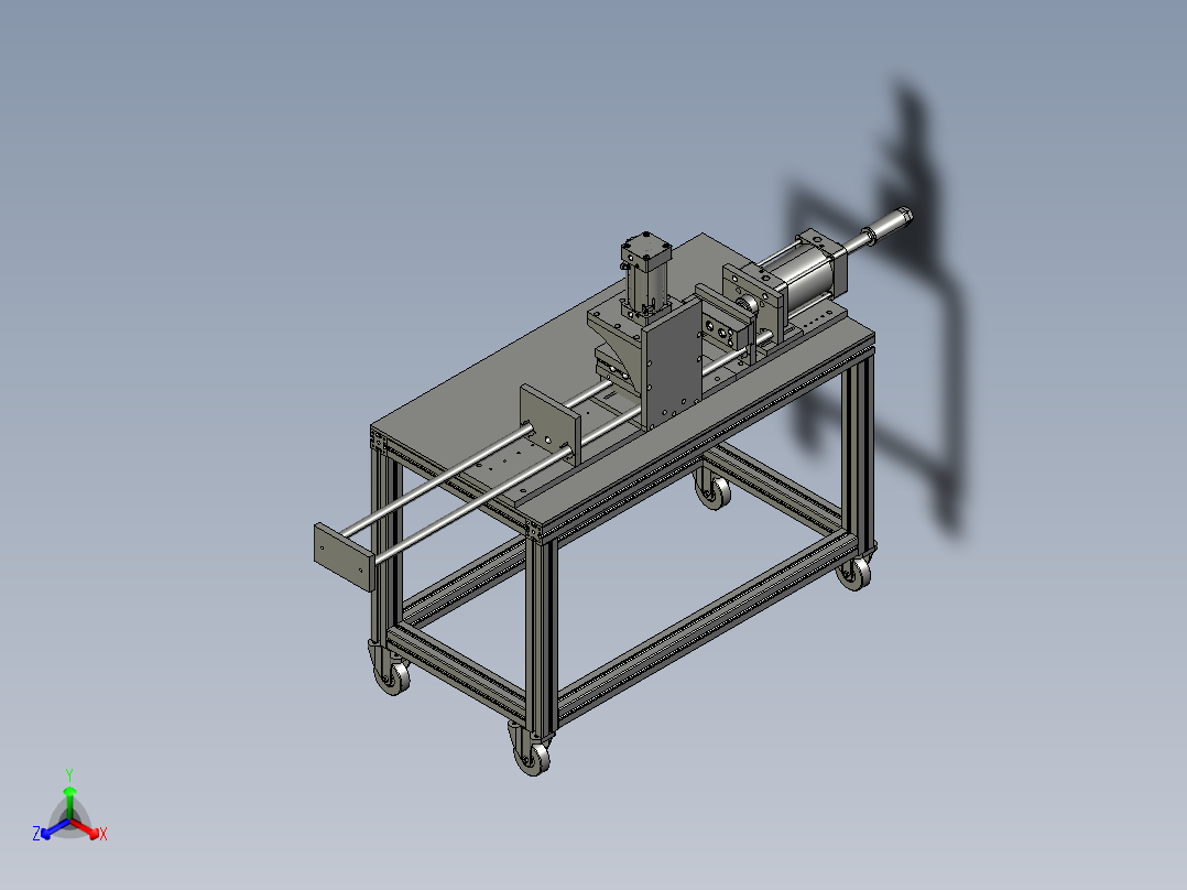 缩管机-便携Ⅹ3D模型主视图