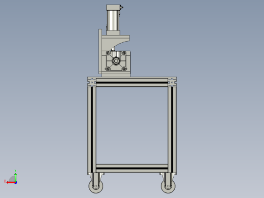 缩管机-便携Ⅹ3D模型后视缩略图