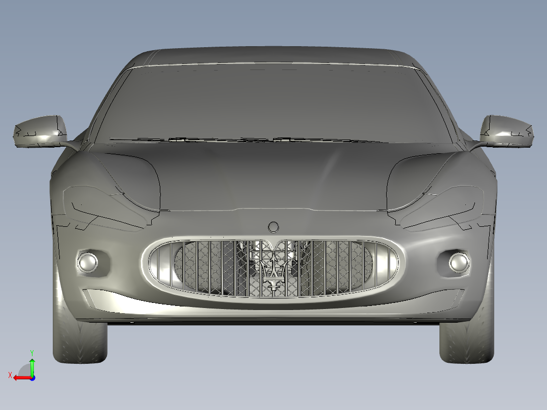 玛莎拉蒂GT跑车_1473后视图