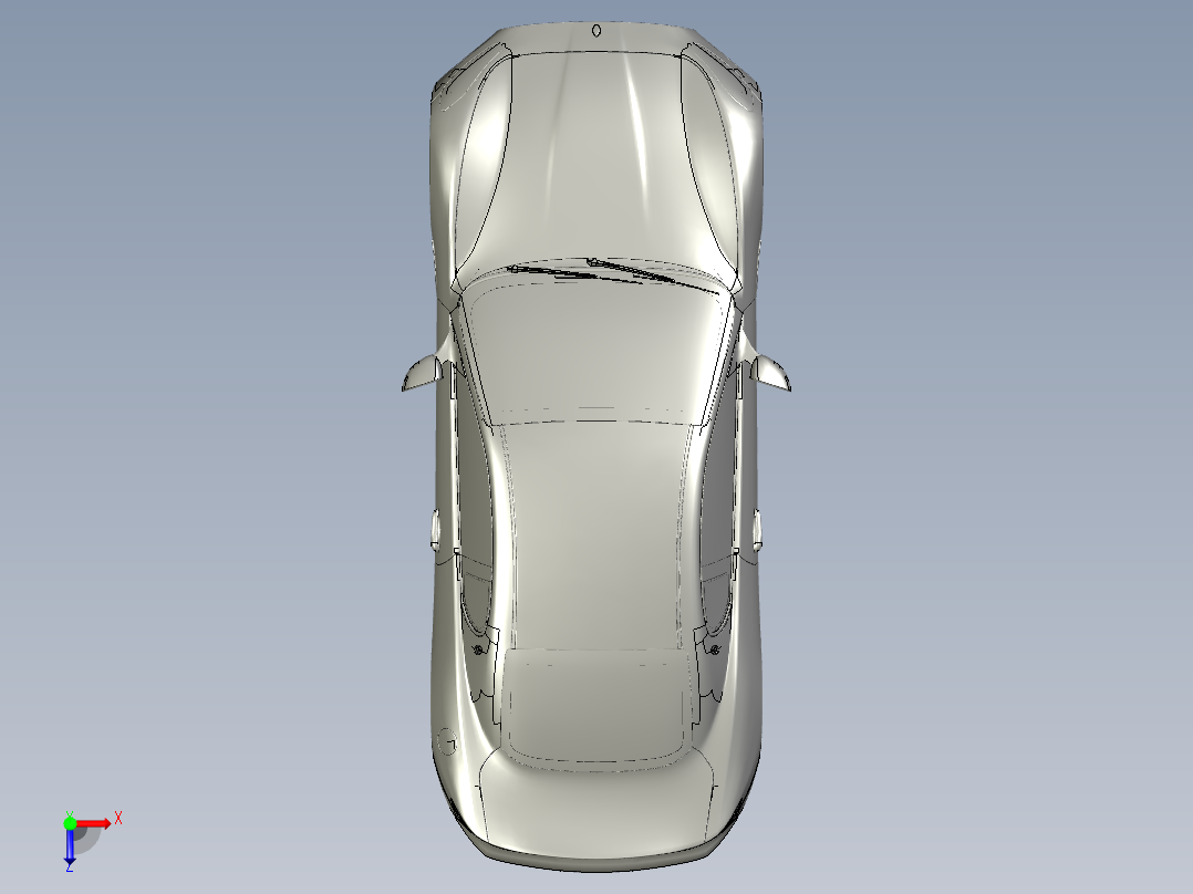 玛莎拉蒂GT跑车_1473俯视图