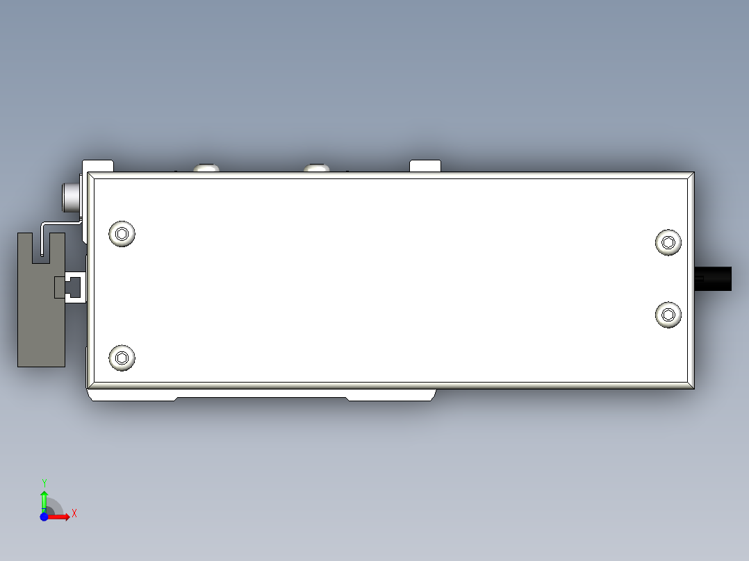 Toyo东佑达直线模组-ETH12-850-BL-100W前视图