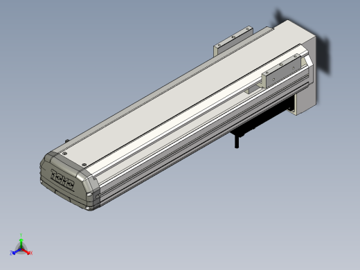 Toyo东佑达直线模组-ETH13-400-BM-200W+煞車正等轴测缩略图
