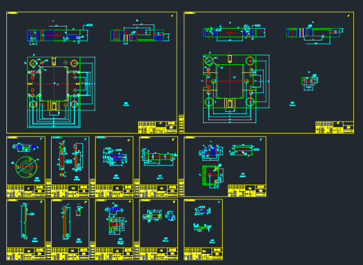 压面机手柄塑件注射模设计缩略图