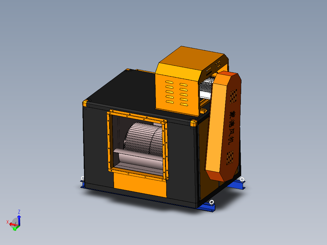 2022.08月-工程款高压风柜（sw21可编辑+cad）