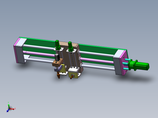 异型石材加工中心工作头部件的设计