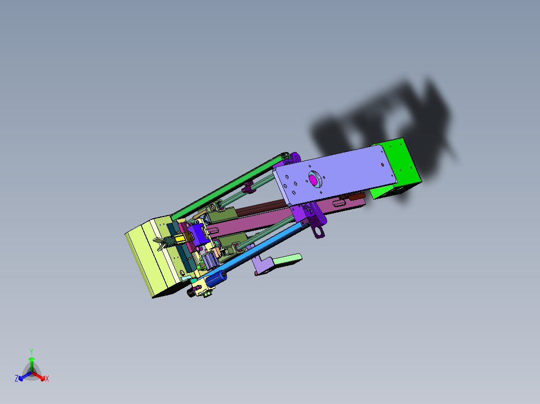 两轴摇摆式取料机械手