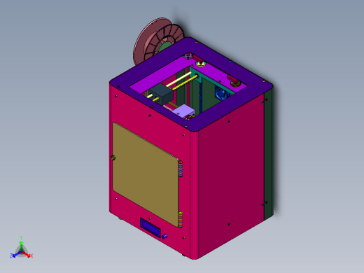 家用小型桌面三维打印模型机