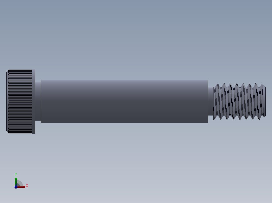 内六角螺螺栓-SB 0.3125-18 x 1.5.SLDPRT前视图