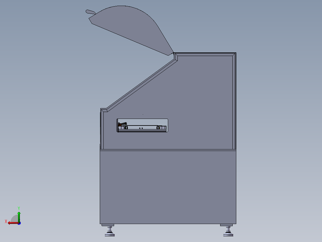 半导体异形插件机后视图