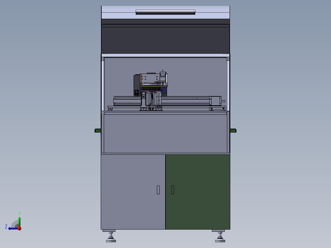 半导体异形插件机右视图