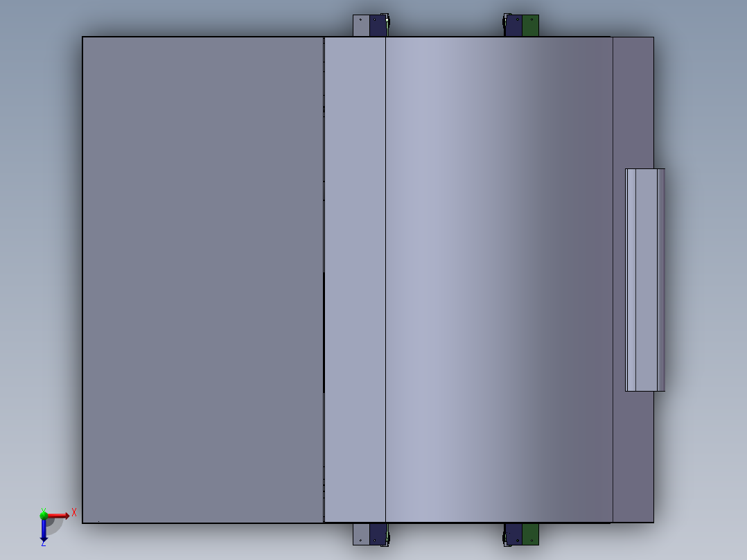 半导体异形插件机俯视图