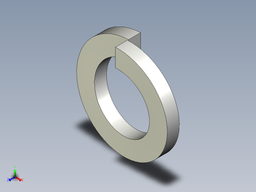 彈簧華司5502-3D多系列多零件图纸模型