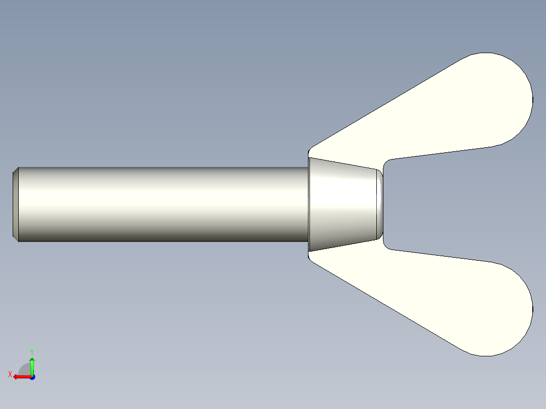 翼形螺丝-DIN_316_Wing_screws_17x2x67-39-25_68_12.8_51_17.stp后视图