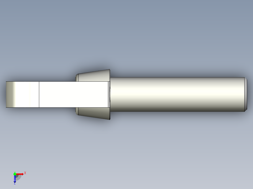 翼形螺丝-DIN_316_Wing_screws_17x2x67-39-25_68_12.8_51_17.stp俯视图