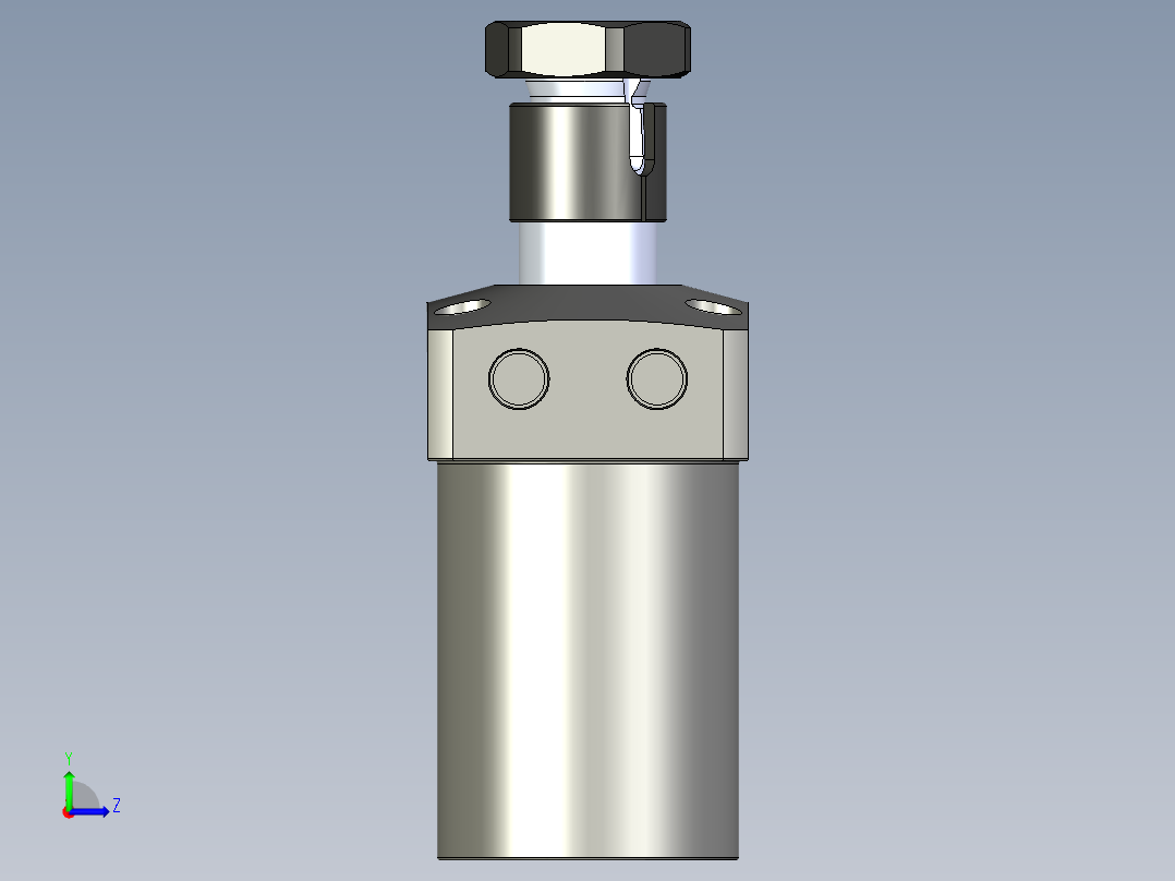 KOSMEKLHS0480-SR-Y45多系列多零件图纸模型左视图