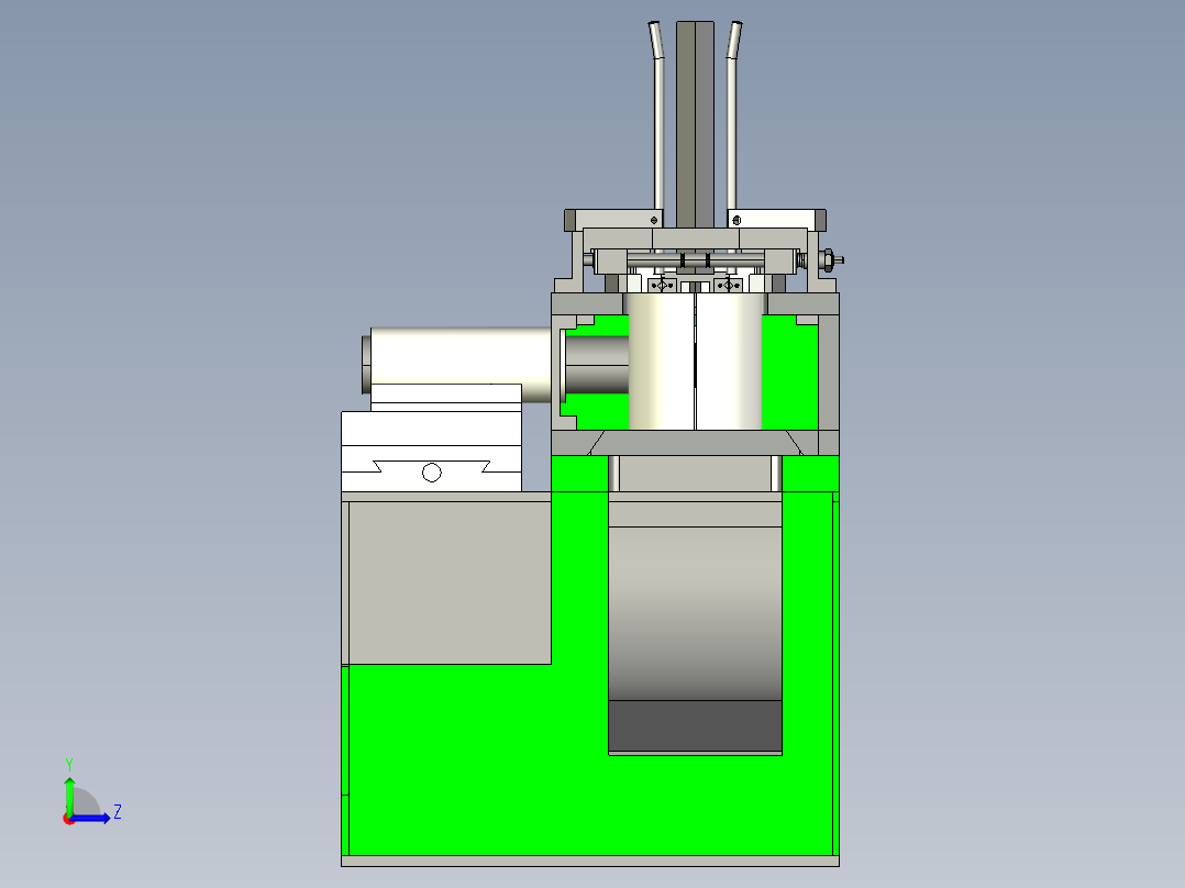 YG-YLCK 活塞环修口机左视图