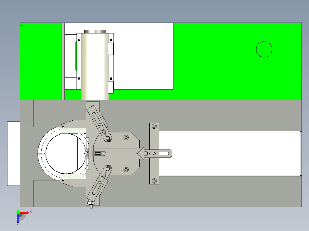 YG-YLCK 活塞环修口机俯视图