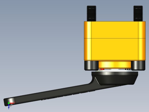 ENERPAC 10000 PSI阀门三维建模图纸 igs格式俯视缩略图