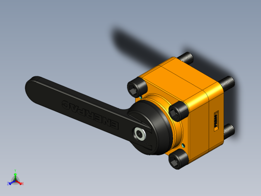 ENERPAC 10000 PSI阀门三维建模图纸 igs格式正等轴测缩略图