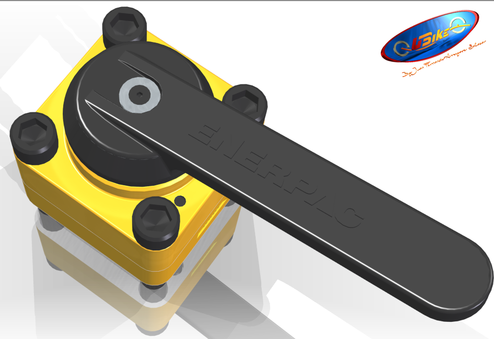 ENERPAC 10000 PSI阀门三维建模图纸 igs格式