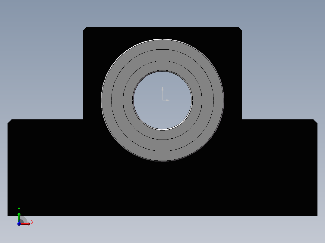 丝杆支撑侧LEB31-15前视图