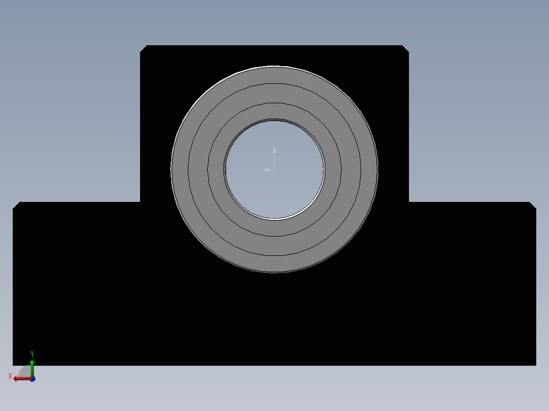 丝杆支撑侧LEB31-15后视图