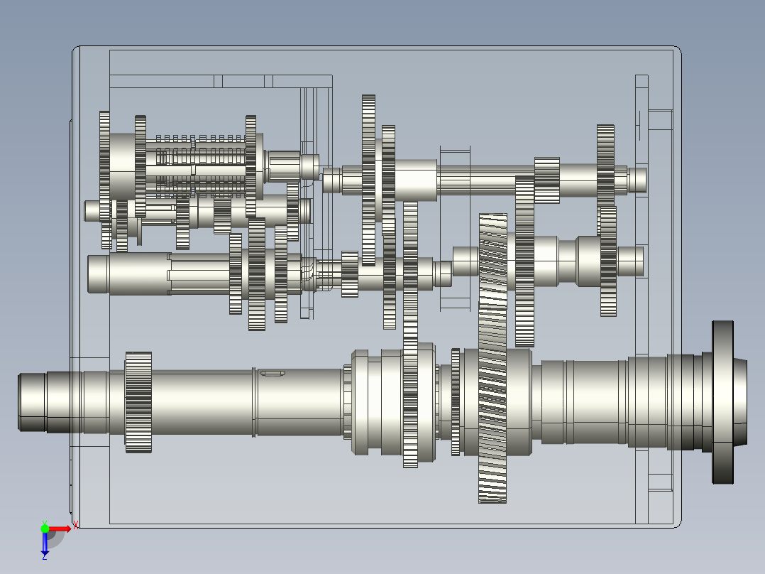 普通车床CA6140的控制系统设计含7张CAD图俯视图