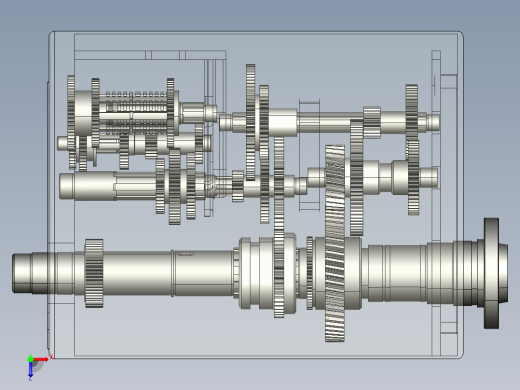 普通车床CA6140的控制系统设计含7张CAD图俯视缩略图