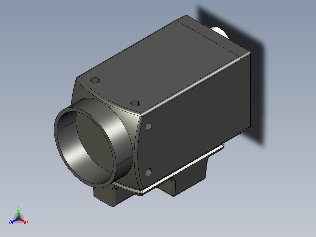 基恩士CV-H035_100_kc图纸模型主视图
